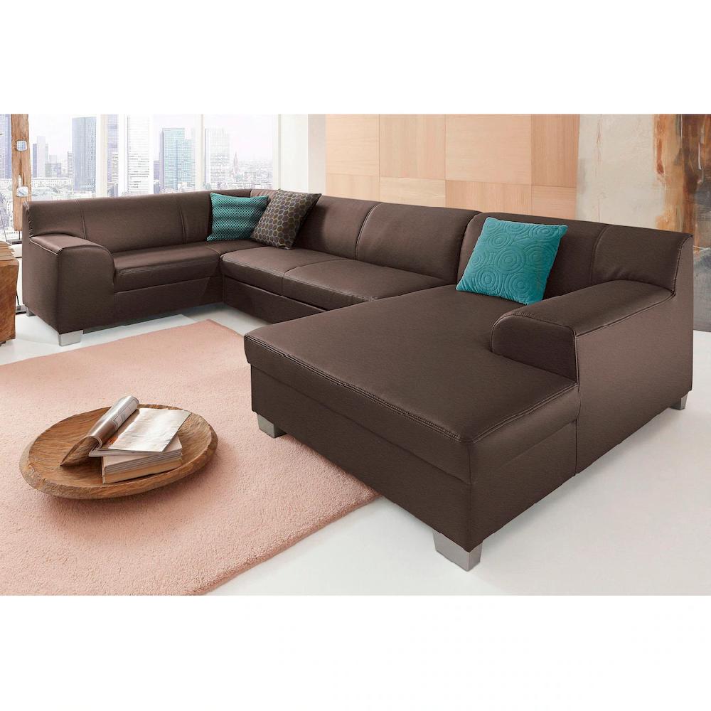 DOMO collection Wohnlandschaft Wahlweise mit Bettfunktion