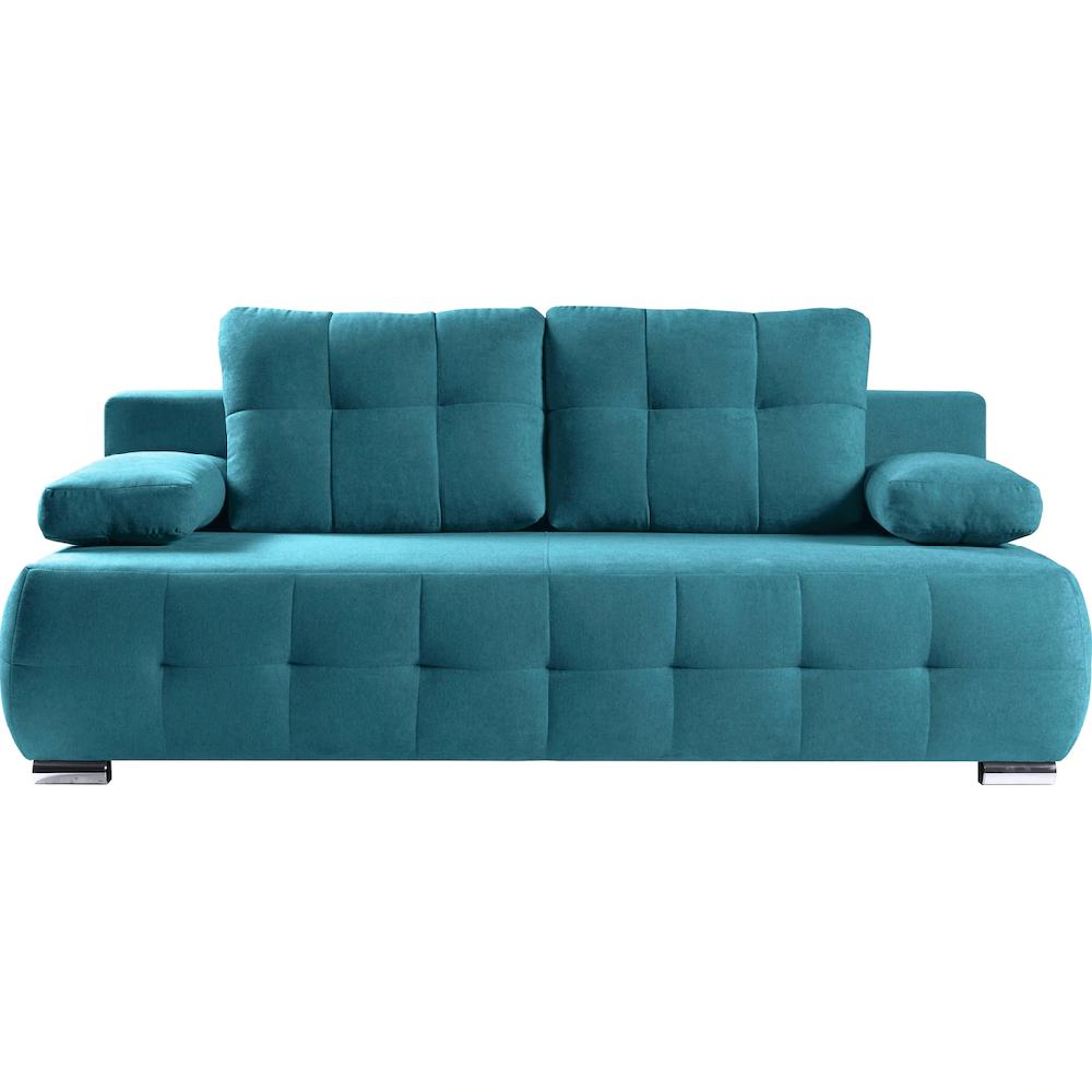 WERK2 Schlafsofa »Indigo« 2-Sitzer Sofa und Schlafcouch mit Federkern & Bettkasten kaufen Fabrik Onlineshop