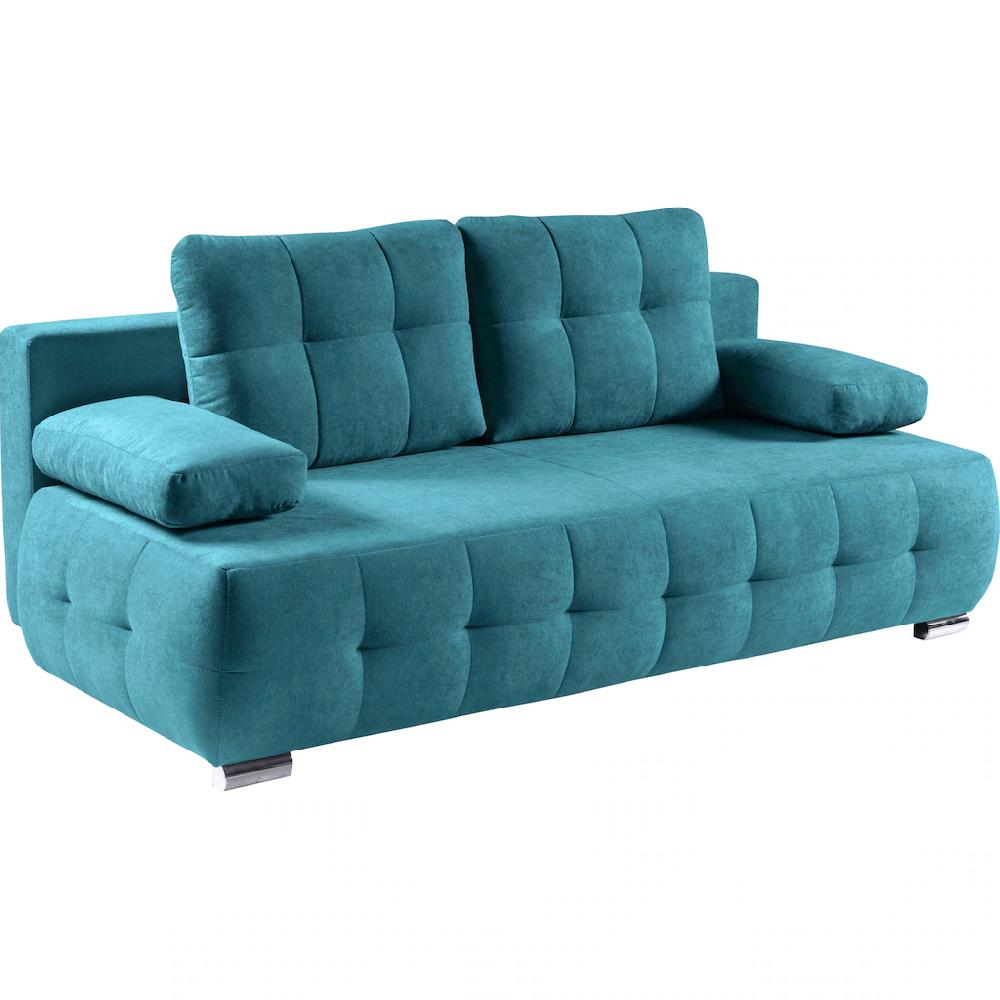 WERK2 Schlafsofa »Indigo« 2-Sitzer Sofa und Schlafcouch mit Federkern & Bettkasten kaufen Fabrik Onlineshop