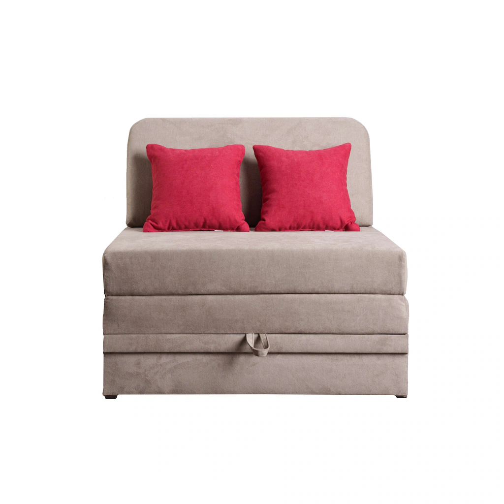 INOSIGN Schlafsofa »Fantastico Plus Schlafsofa 92cm (Liegefläche 92/190cm)« mit Bettkasten Inklusive 1 Rücken- und 2 Zierkissen kaufen Flash Sale