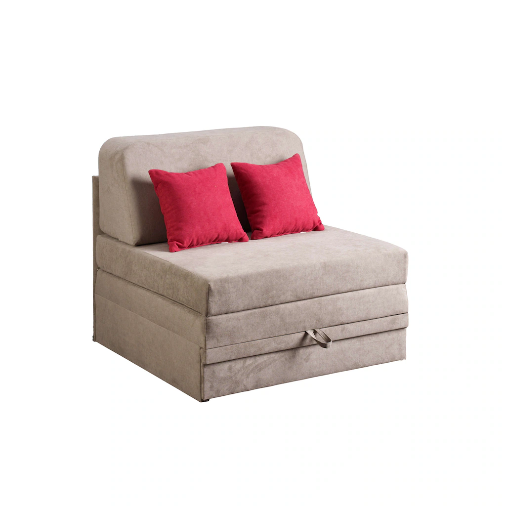 INOSIGN Schlafsofa »Fantastico Plus Schlafsofa 92cm (Liegefläche 92/190cm)« mit Bettkasten Inklusive 1 Rücken- und 2 Zierkissen kaufen Flash Sale