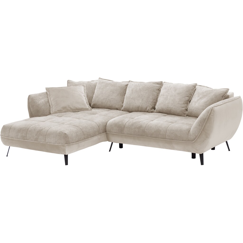 exxpo - sofa fashion Ecksofa »Midway mit einfacher Easy-Lift-Bettfunktion bequem und modern« inkl. Bettfunktion und praktischem Bettkasten L-Form kaufen Online Shopping