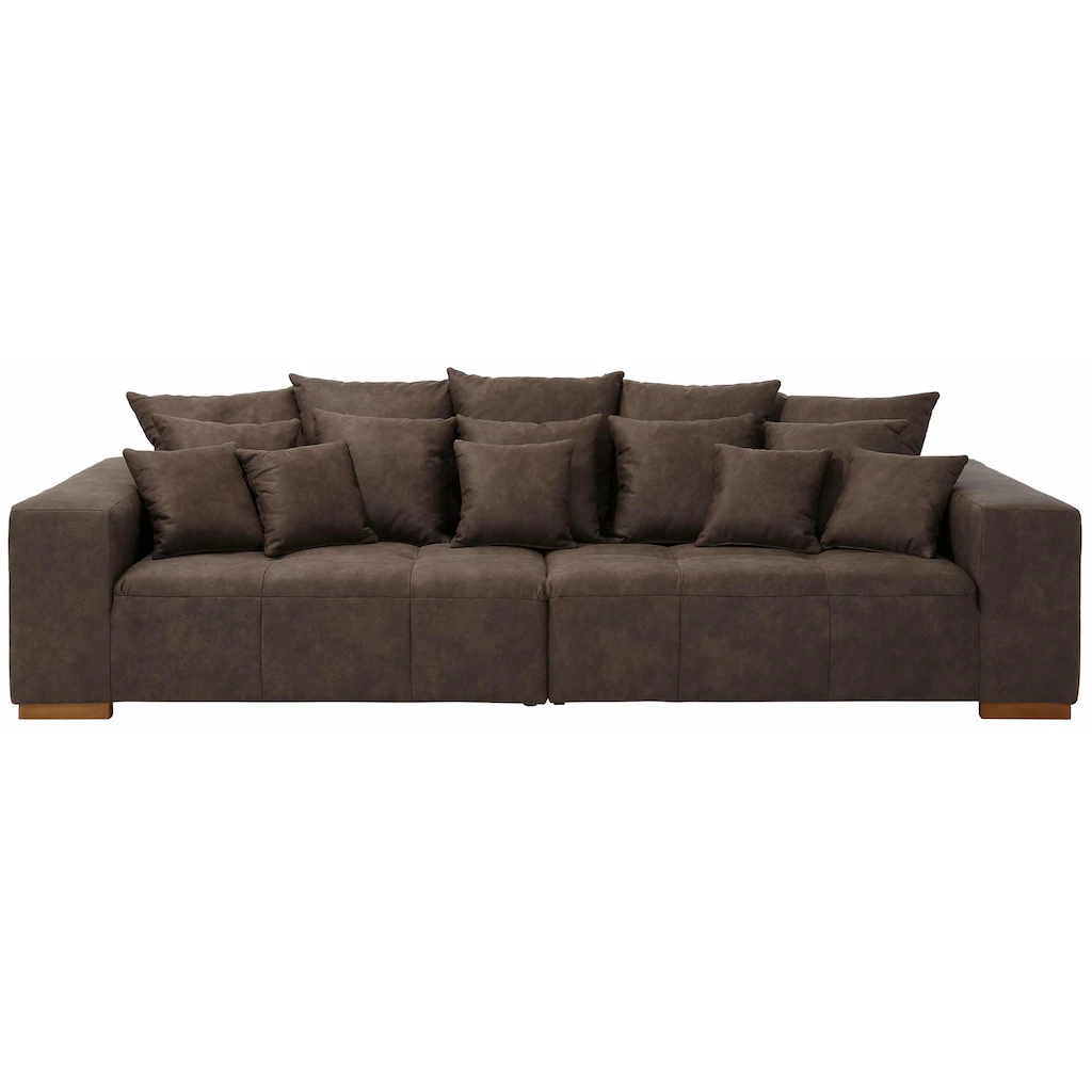 Home affaire Big-Sofa »Neapel« mit vielen losen Kissen in 2 Bezugsqualitäten kaufen