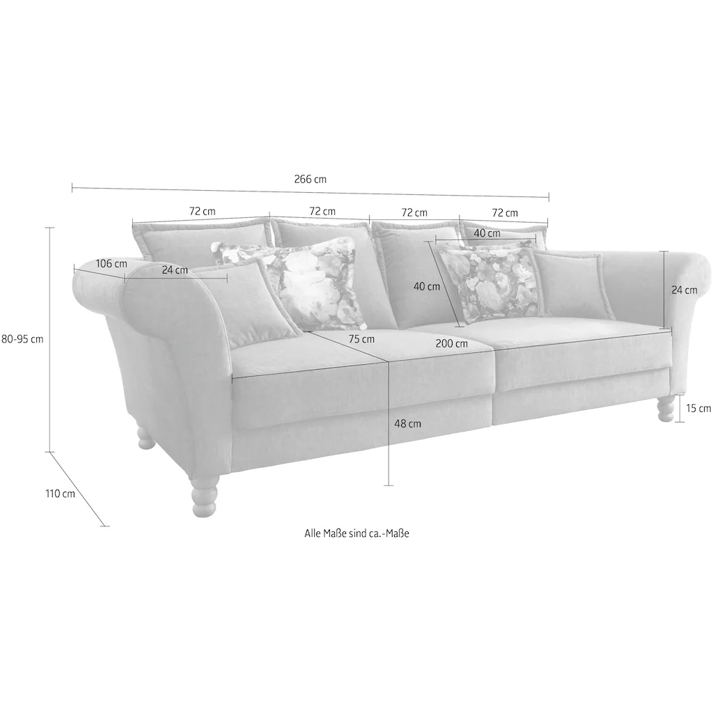 Home affaire Big-Sofa »Tassilo« kaufen Wochenangebot