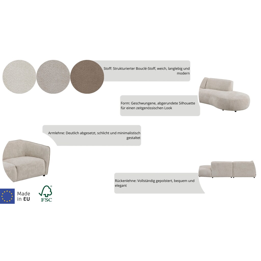 andas 2 5-Sitzer »Ostrup« schlichtes modernes Design in verschiedenen Farben kaufen Begrenzte Freigabe