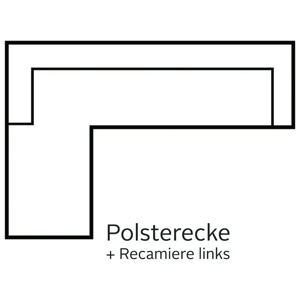 COTTA Polstergarnitur »Driver« (Set) bestehend aus Ecksofa und Hocker mit Kopfteilverstellung kaufen Riesige Rabatte