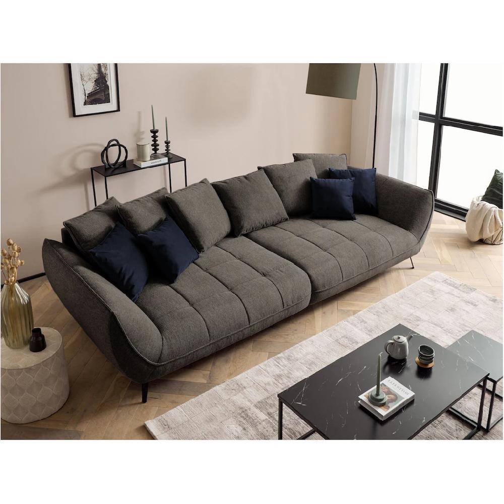 exxpo - sofa fashion Big-Sofa »Triton« (2 St.) inkl.10-teiliges Kissenset gemütliches Megasofa viel Platz zum Relaxen kaufen Fabrikladen