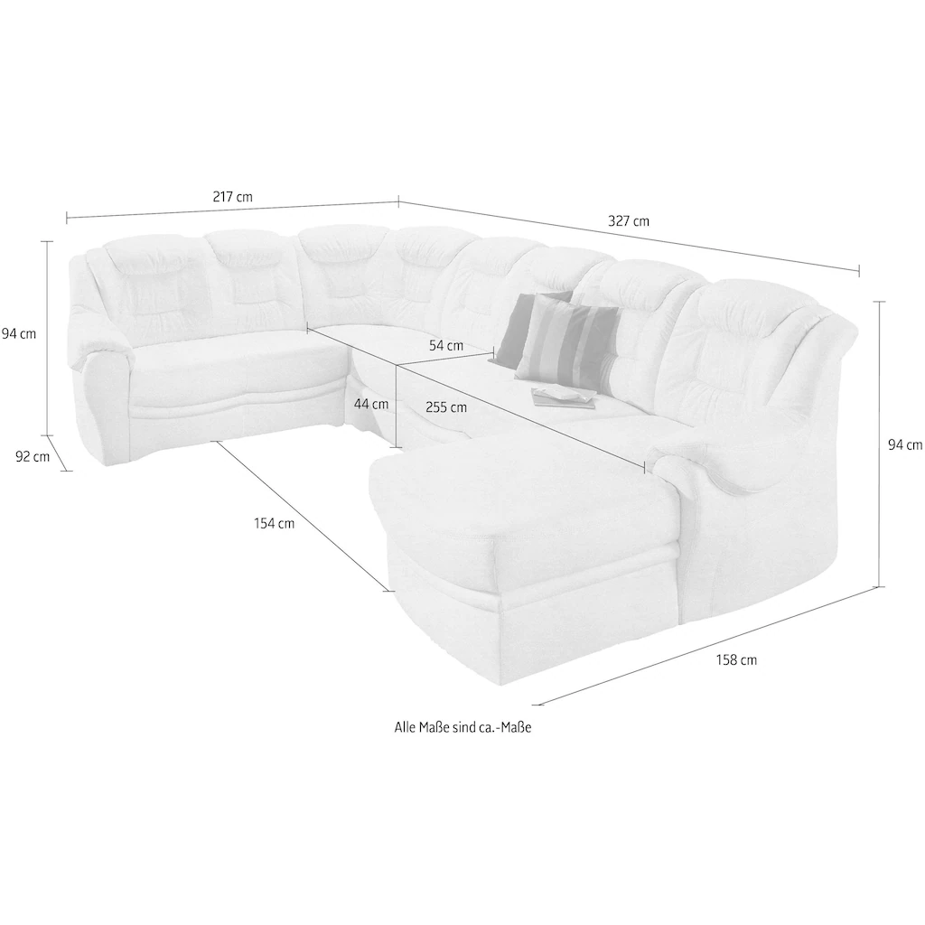 sit&more Wohnlandschaft mit Bettfunktion online kaufen Speichern exportieren