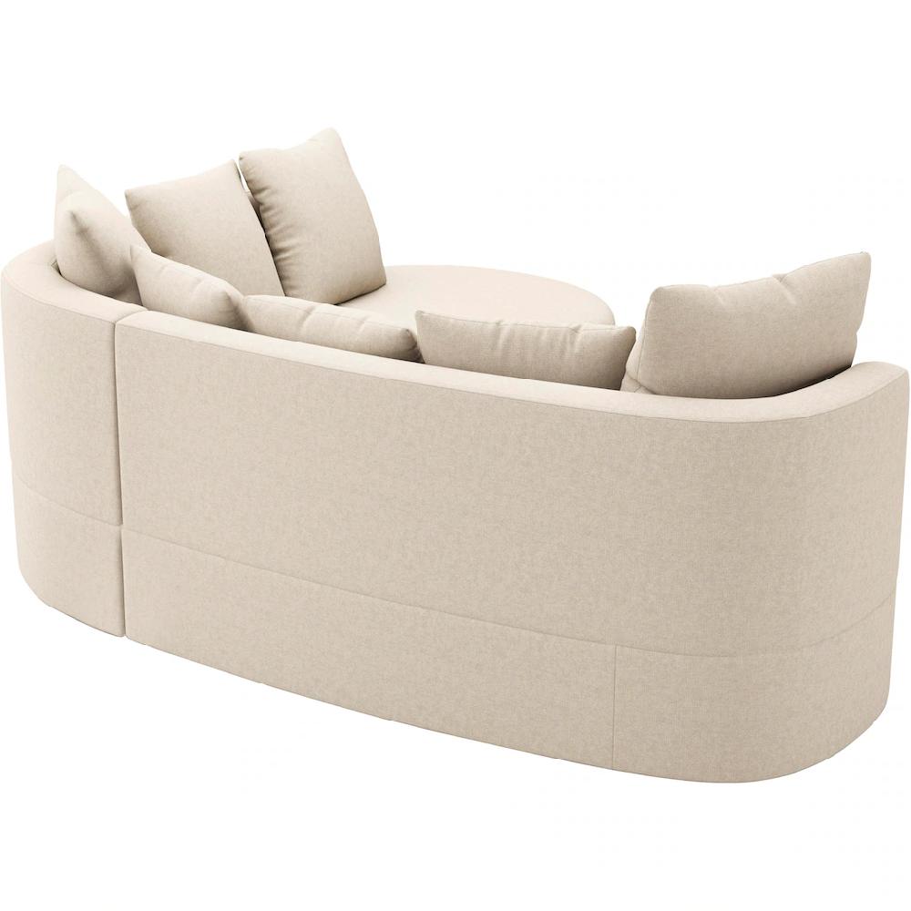 sit&more Ecksofa »Samba L-Form« moderne organische Form inkl. 7 loser Rückenkissen kaufen Schlussverkauf