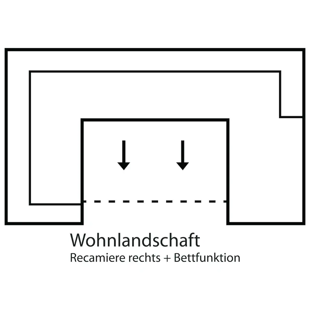 sit&more Wohnlandschaft mit Bettfunktion online kaufen Fabrikpreis