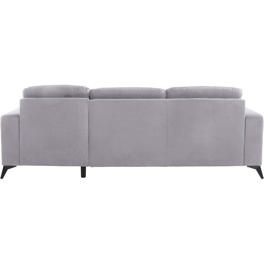 Places of Style Ecksofa »Lolland L-Form« Wahlweise mit Bettfunktion und Bettkasten Federkern kaufen Neuheiten