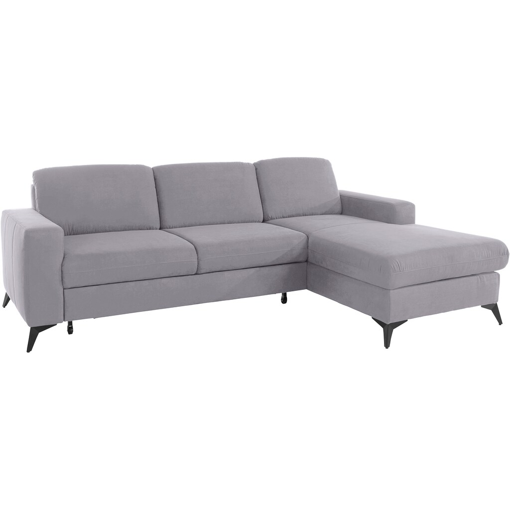 Places of Style Ecksofa »Lolland L-Form« Wahlweise mit Bettfunktion und Bettkasten Federkern kaufen Neuheiten