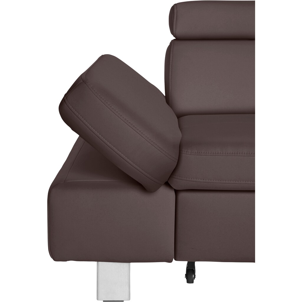 exxpo - sofa fashion Ecksofa »Fiji L-Form« mit Kopf- bzw. Rückenverstellung wahlweise mit Bettfunktion kaufen Saisonale Angebote