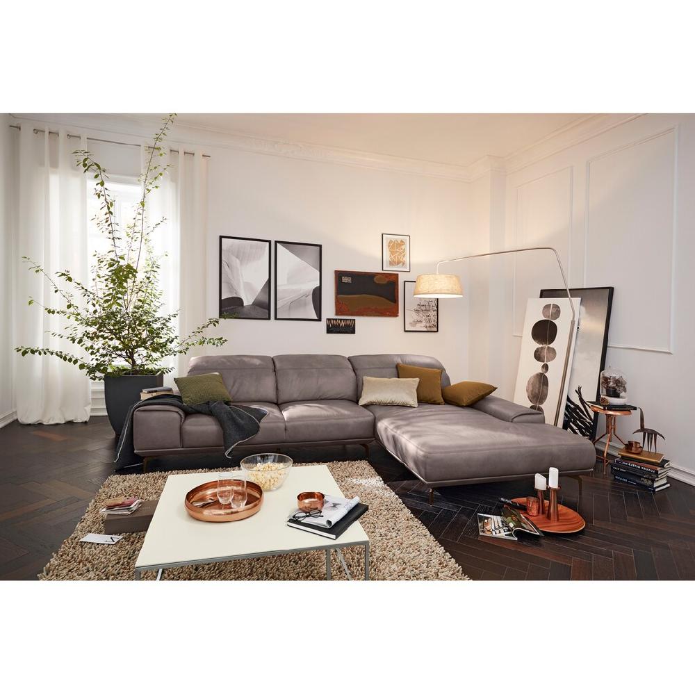 Musterring Wohnlandschaft »MR 2490« Bronze-Fuß Sitzhöhe 48cm wahlweise mit Funktionen Maße 342 x 207 cm kaufen Sonderangebote