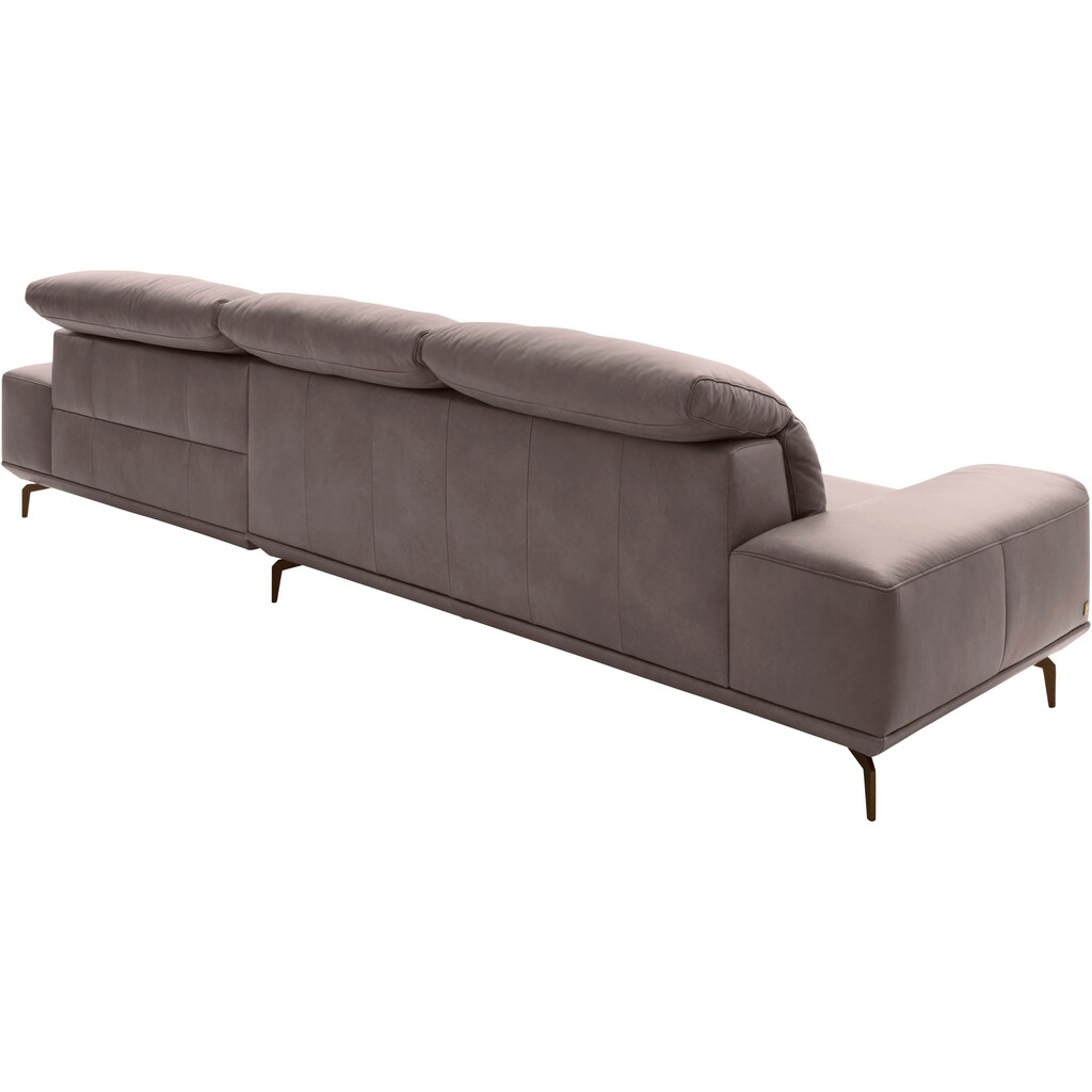 Musterring Wohnlandschaft »MR 2490« Bronze-Fuß Sitzhöhe 48cm wahlweise mit Funktionen Maße 342 x 207 cm kaufen Sonderangebote