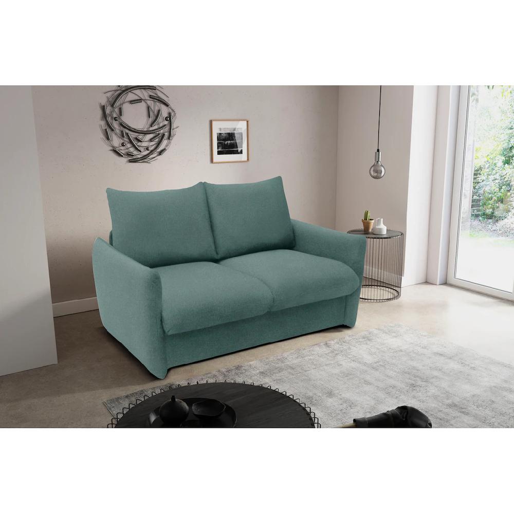 DOMO collection Schlafsofa »700023 Schlaffunktion Federkern 2-Sitzer stabile Liegefläche« Sitzflächen auch einzeln ausklappbar zum Schlafen kaufen Riesige Ersparnisse