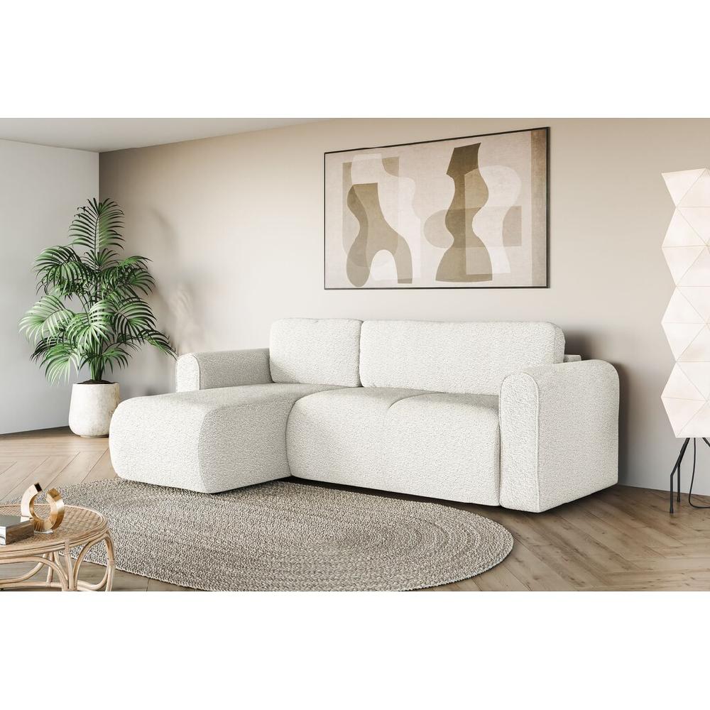 INOSIGN Ecksofa »Ecksofa Zacharia wahlweise mit Bettfunktion BxTxH 250x166x86 cm« L-Form mit Wellenunterfederung Recamiere beidseitig montierbar kaufen