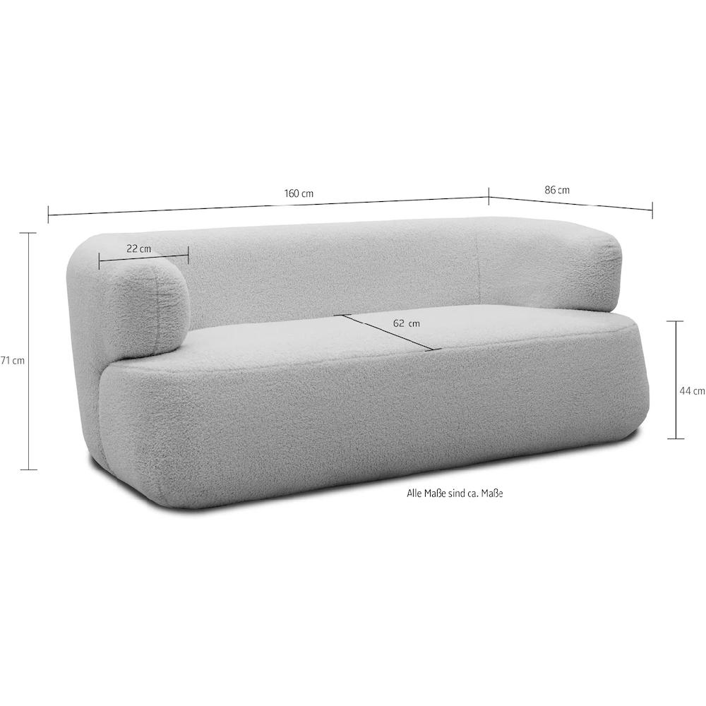DOMO collection 2-Sitzer »800012« Formschöner 2-Sitzer kaufen Begrenzte Freigabe