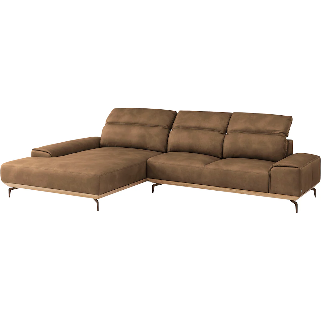 Musterring Wohnlandschaft »MR 2490« Bronze-Fuß Sitzhöhe 46cm wahlweise mit Funktionen Maße 342 x 207 cm kaufen Bis zu 55% Rabatt