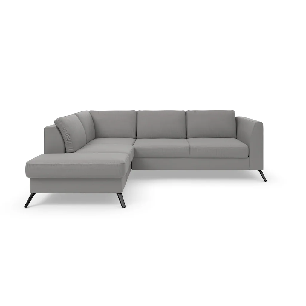 sit&more Ecksofa »Olsen L-Form« inklusive Sitztiefenverstellung wahlweise mit Bettfunktion 15cm hoch kaufen Discount Store für neue Produkte
