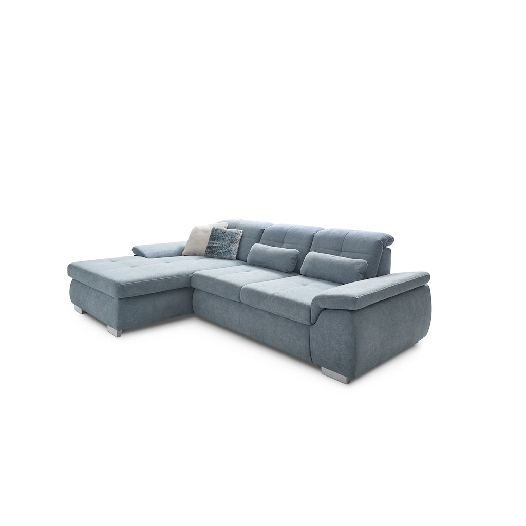 Die PlanBar Ecksofa »MP-IN16037 L-Form« mit Sitztiefenverstellung & Zierkissen Kaltschaum kaufen Super Rabatt
