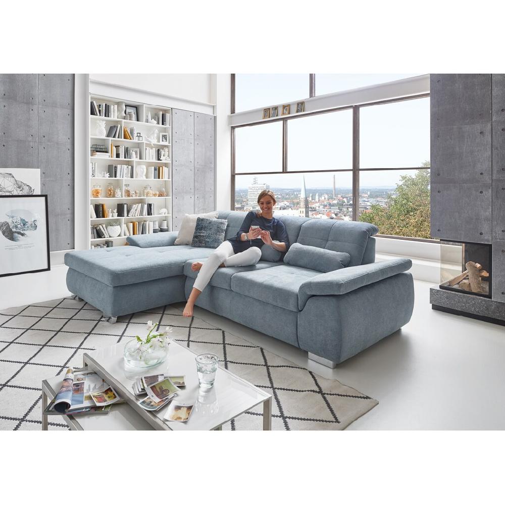 Die PlanBar Ecksofa »MP-IN16037 L-Form« mit Sitztiefenverstellung & Zierkissen Kaltschaum kaufen Super Rabatt