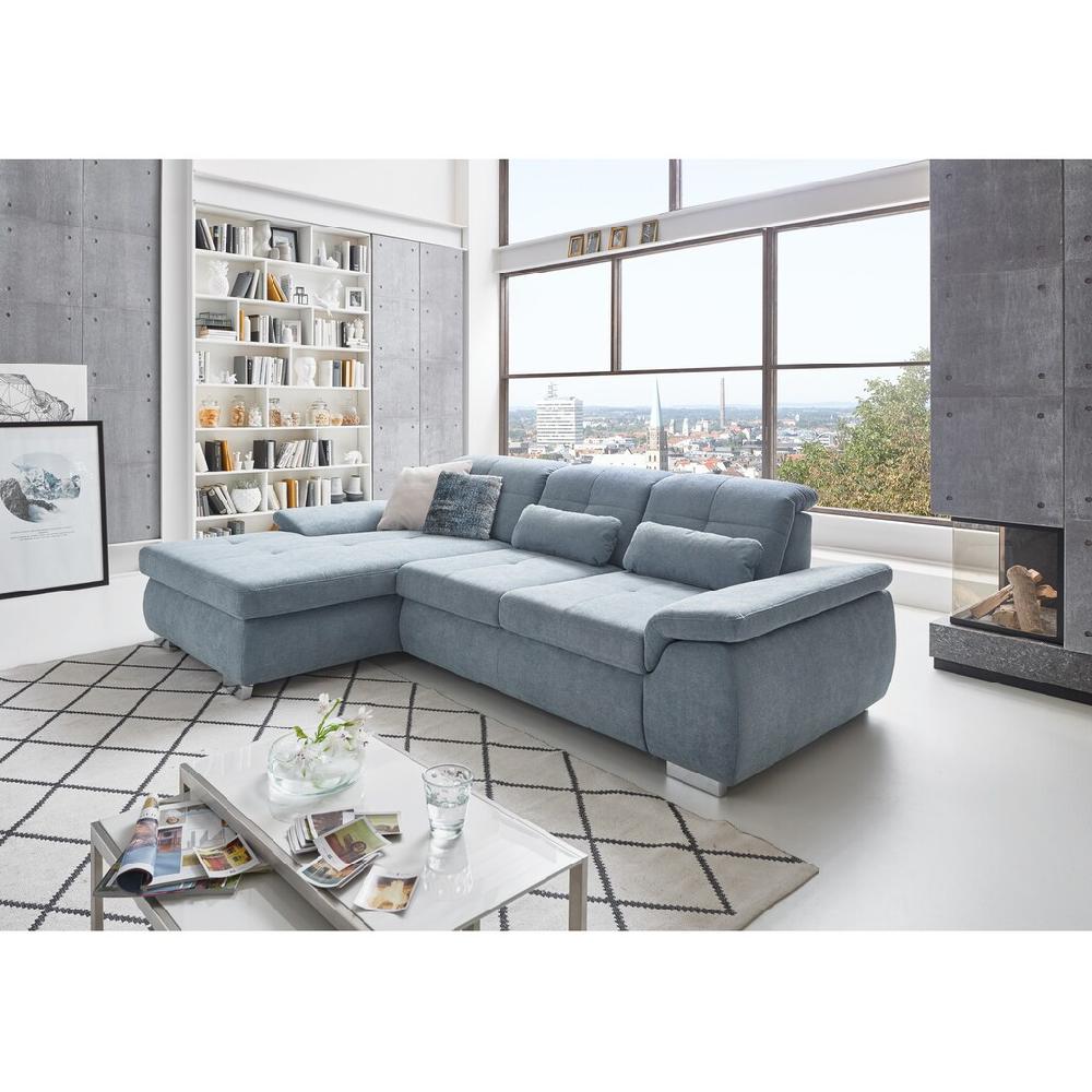 Die PlanBar Ecksofa »MP-IN16037 L-Form« mit Sitztiefenverstellung & Zierkissen Kaltschaum kaufen Super Rabatt