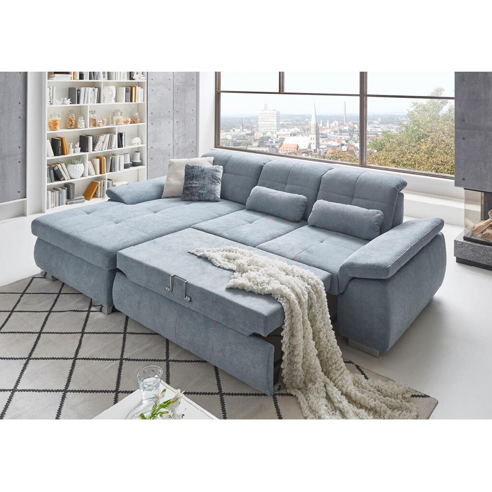 Die PlanBar Ecksofa »MP-IN16037 L-Form« mit Sitztiefenverstellung & Zierkissen Kaltschaum kaufen Super Rabatt