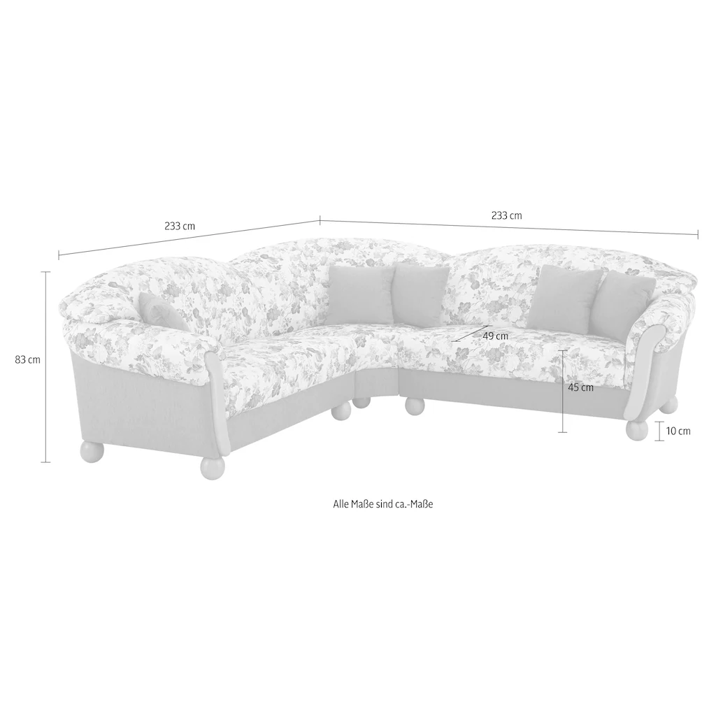 Home affaire Ecksofa »Milano L-Form« kaufen 50% Rabatt mit kostenlosem Versand