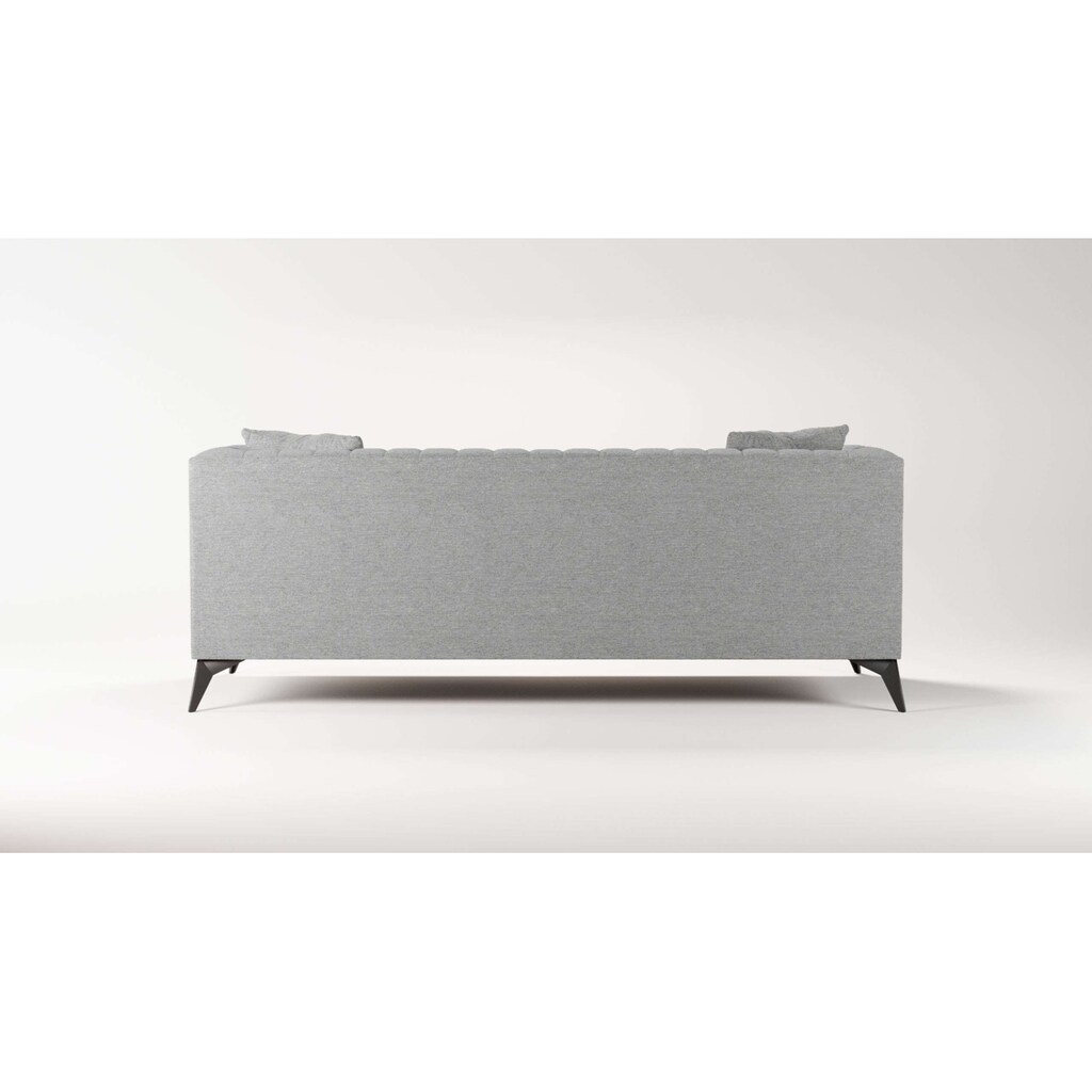 Places of Style 3-Sitzer »MATTHEW B/T/H: 201/86/74 cm« feine Steppung im Rückenbereich lose Sitzkissen incl. Zierkissen kaufen Kostenloser Versand international