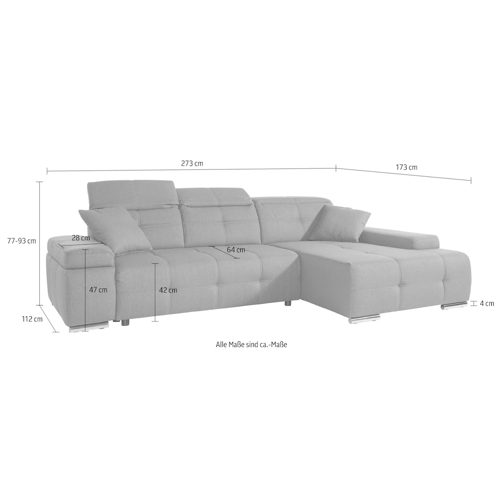 sit&more Ecksofa mit Bettfunktion online kaufen Begrenzt auf 3 Tage