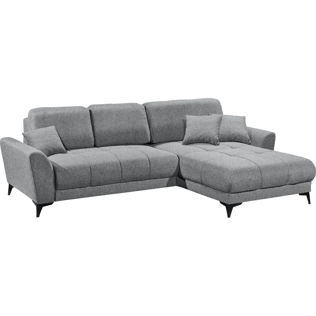 ED EXCITING DESIGN Ecksofa »Bern L-Form« frei im Raum stellbar mit Bettkasten mit Schlaffunktion kaufen Online