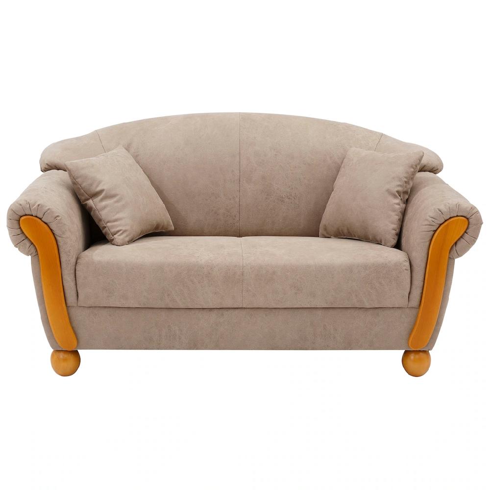 Home affaire 2-Sitzer »Milano Vintage« mit Federkern Bezug in Vintageoptik incl. Zierkissen kaufen Outlet