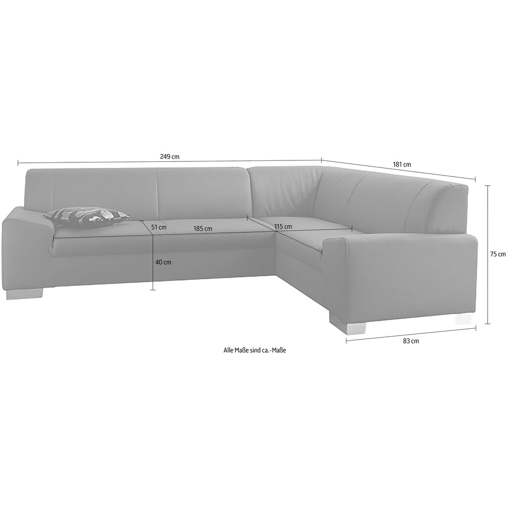 DOMO collection Ecksofa mit Bettfunktion online kaufen Fabrikpreis