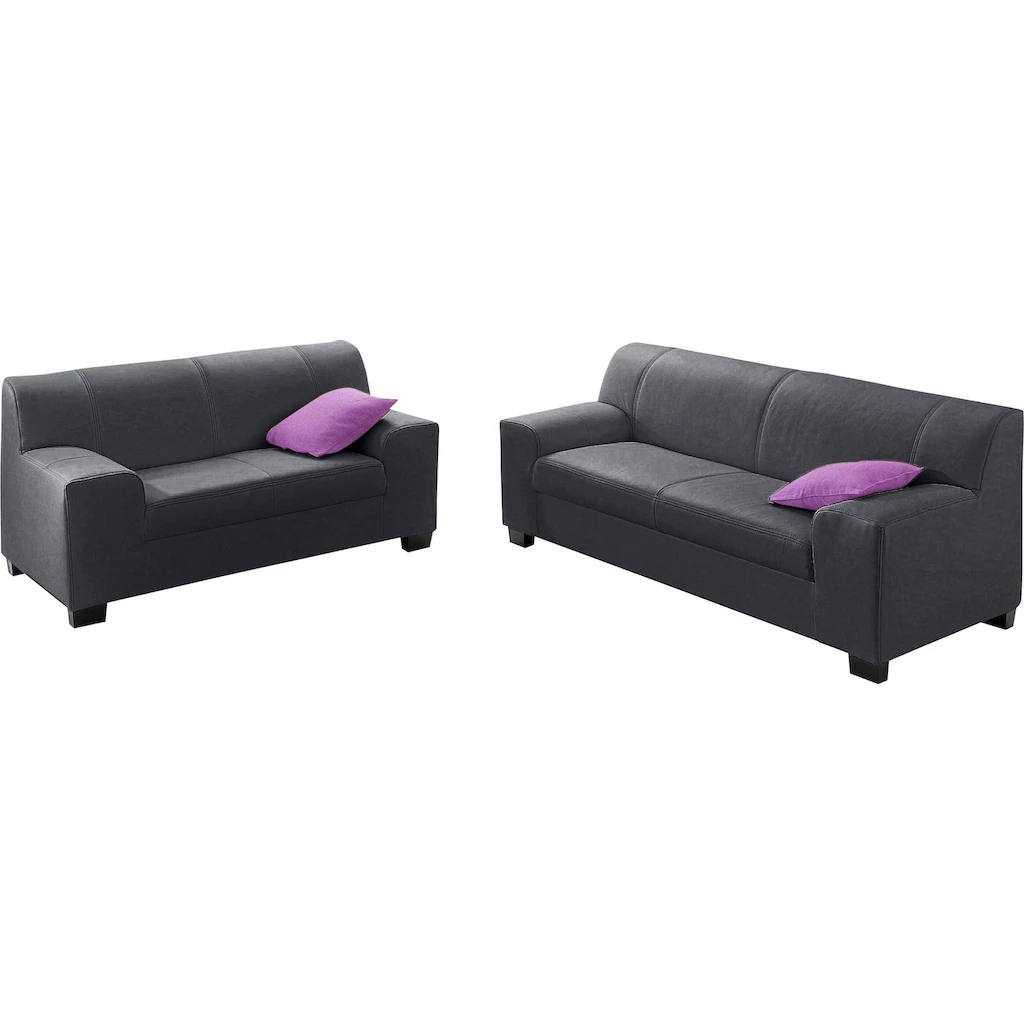 DOMO collection Polstergarnitur »Amando« (Spar-Set) bestehend aus 2er- und 3er-Sofa kaufen Großer Ausverkauf