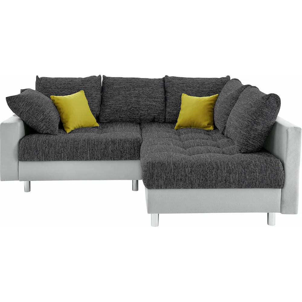 COLLECTION AB Ecksofa »Antonia L-Form« mit Federkern und zusätzlichem Hocker kaufen Preisnachlass