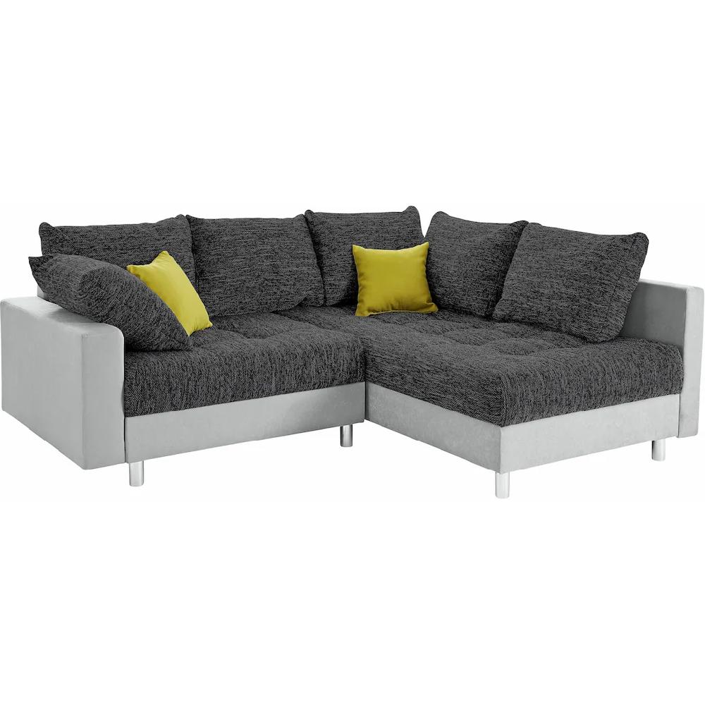 COLLECTION AB Ecksofa »Antonia L-Form« mit Federkern und zusätzlichem Hocker kaufen Preisnachlass