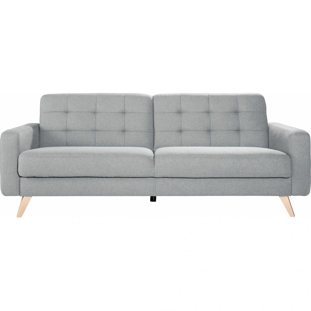 exxpo - sofa fashion 3-Sitzer »Nappa kompakt und komfortabel bequem zeitloses Design L-Form« tolle Detailverarbeitung mit Bettfunktion und Bettkasten kaufen Heißer Verkauf