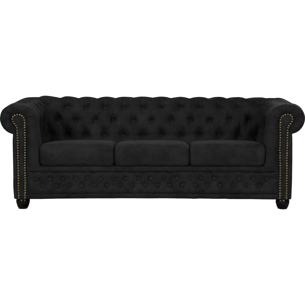 Home affaire Chesterfield-Sofa »Rysum« Chesterfield-Optik in 2 Bezugsqualitäten 2 Ausf. schnell lieferbar kaufen Tägliche Deals