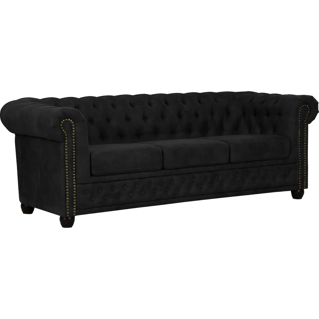 Home affaire Chesterfield-Sofa »Rysum« Chesterfield-Optik in 2 Bezugsqualitäten 2 Ausf. schnell lieferbar kaufen Tägliche Deals
