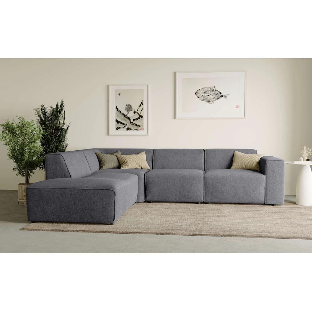 andas Ecksofa »Noord« mit Kedernaht in einem Soft-Touch Bezug kaufen