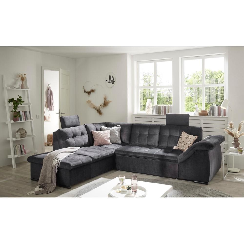 ED EXCITING DESIGN Ecksofa »Estrella L-Form« mit Bettkasten Schlaffunktion Kopfstützen Armteilverstellung kaufen Neueste Stile