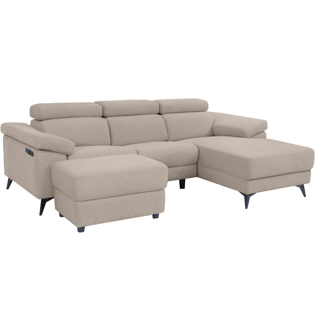 Places of Style Ecksofa »Samira« mit elektrischer Relaxfunktion in einem Sitz und USB-Anschluss kaufen Bis zu 60% Rabatt
