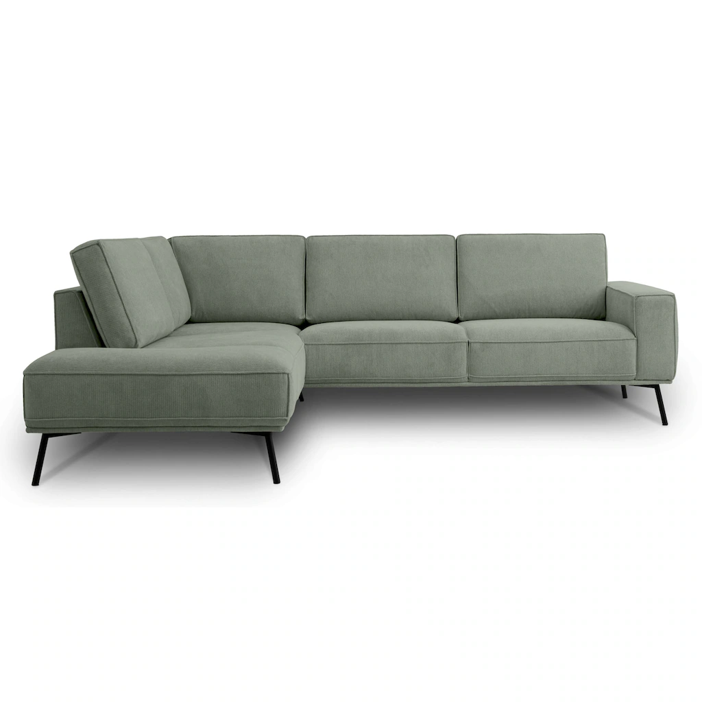 andas Ecksofa »Vosby« Breite 260 cm Chenille mit dekorativer Kedernaht kaufen Nur für heute