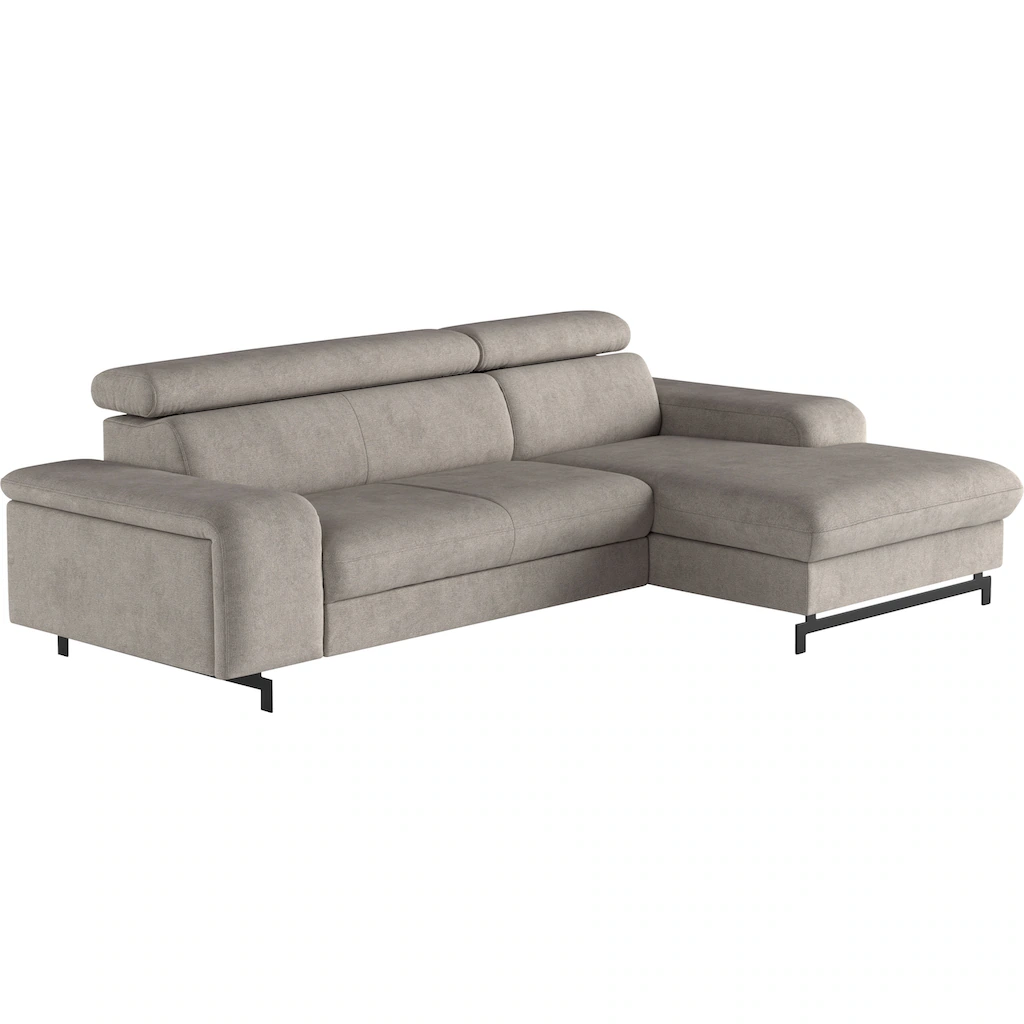 COTTA Ecksofa »Emma L-Form« Verstellbare Kopfstützen optional mit Schlaffunktion und Bettkasten Sonderangebot der Fabrik