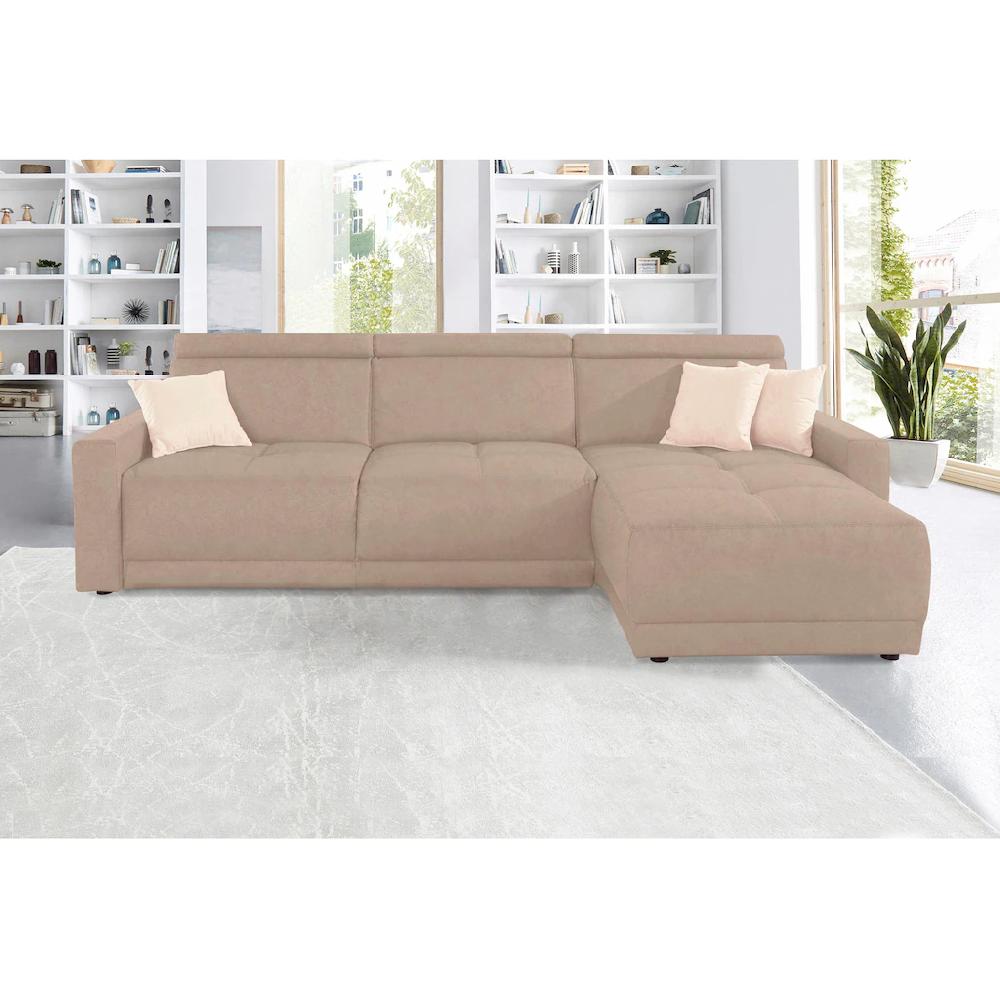DOMO collection Ecksofa mit Kopfteilverstellung online kaufen Nur noch ein Tag übrig