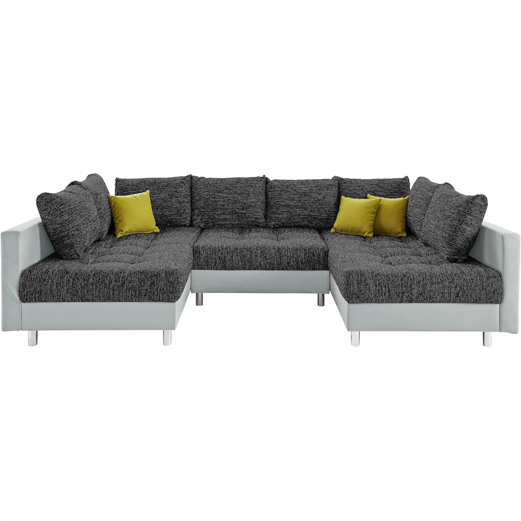 COLLECTION AB Wohnlandschaft »Antonia U-Form« mit Federkern und zusätzlichem Hocker kaufen Super Rabatt