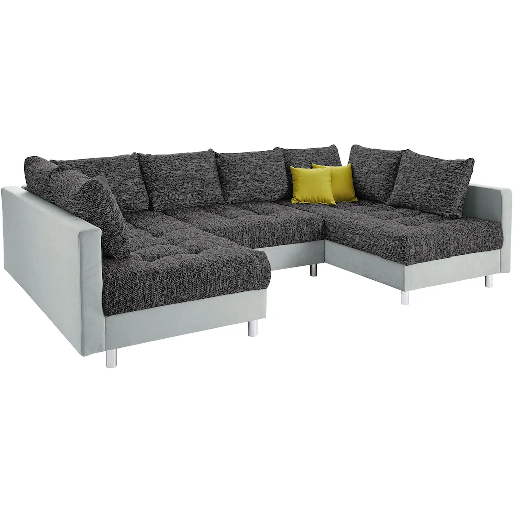 COLLECTION AB Wohnlandschaft »Antonia U-Form« mit Federkern und zusätzlichem Hocker kaufen Super Rabatt
