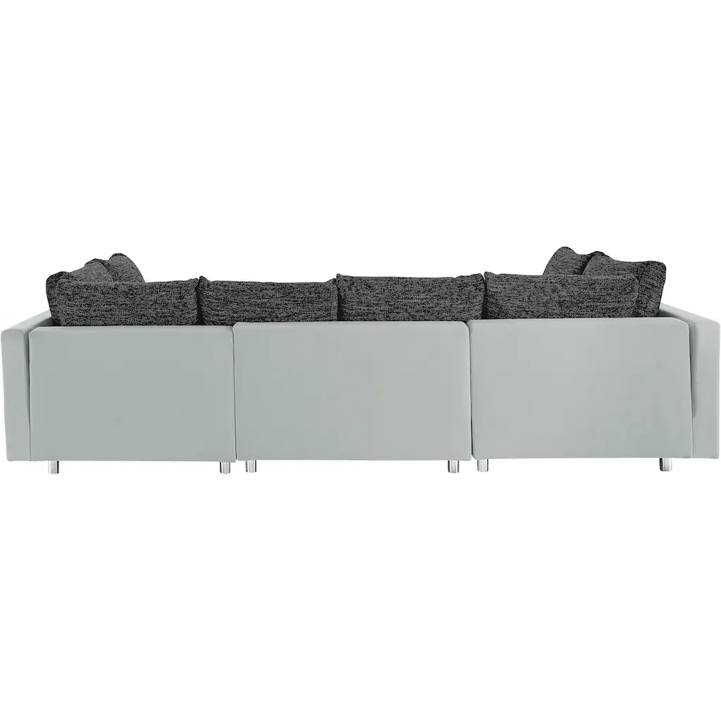 COLLECTION AB Wohnlandschaft »Antonia U-Form« mit Federkern und zusätzlichem Hocker kaufen Super Rabatt