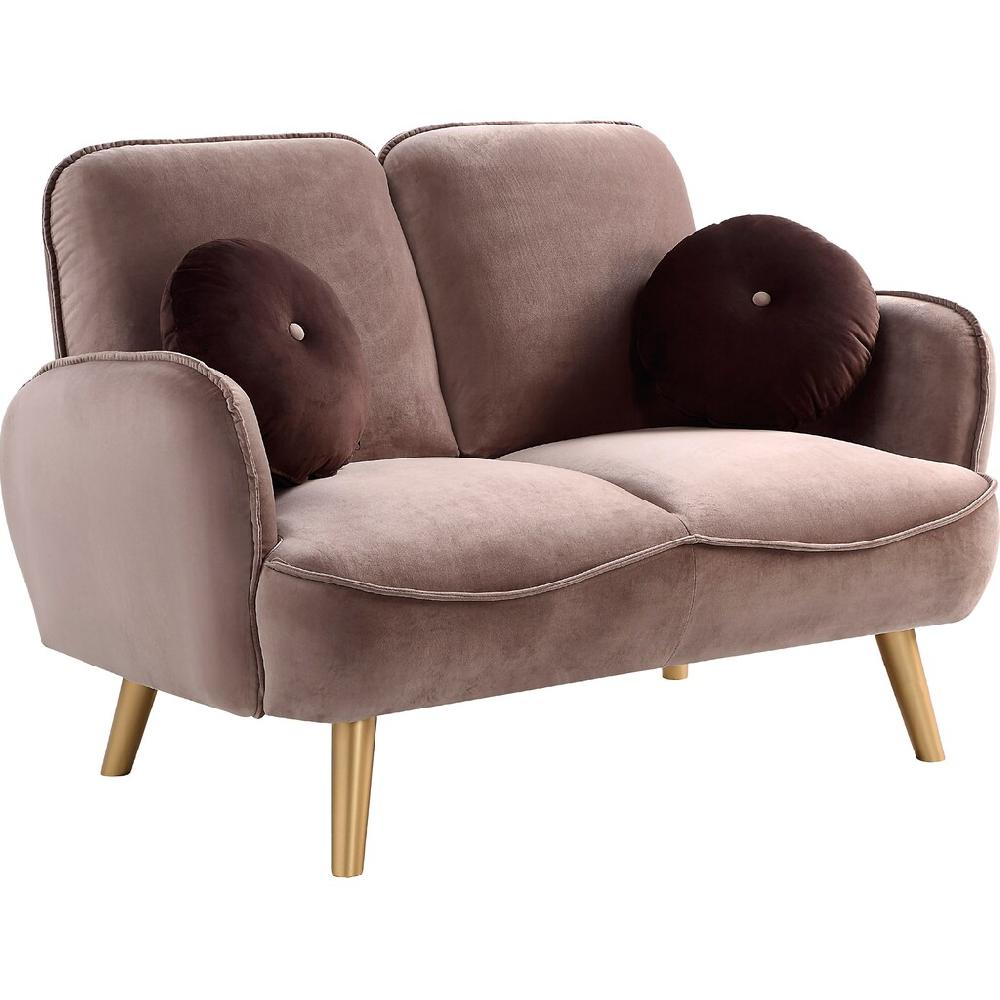 ATLANTIC home collection 2-Sitzer »Ben« mit Welleunterfederung inkl. 2 Dekokissen goldenen Massivholzfüßen kaufen Speichern exportieren